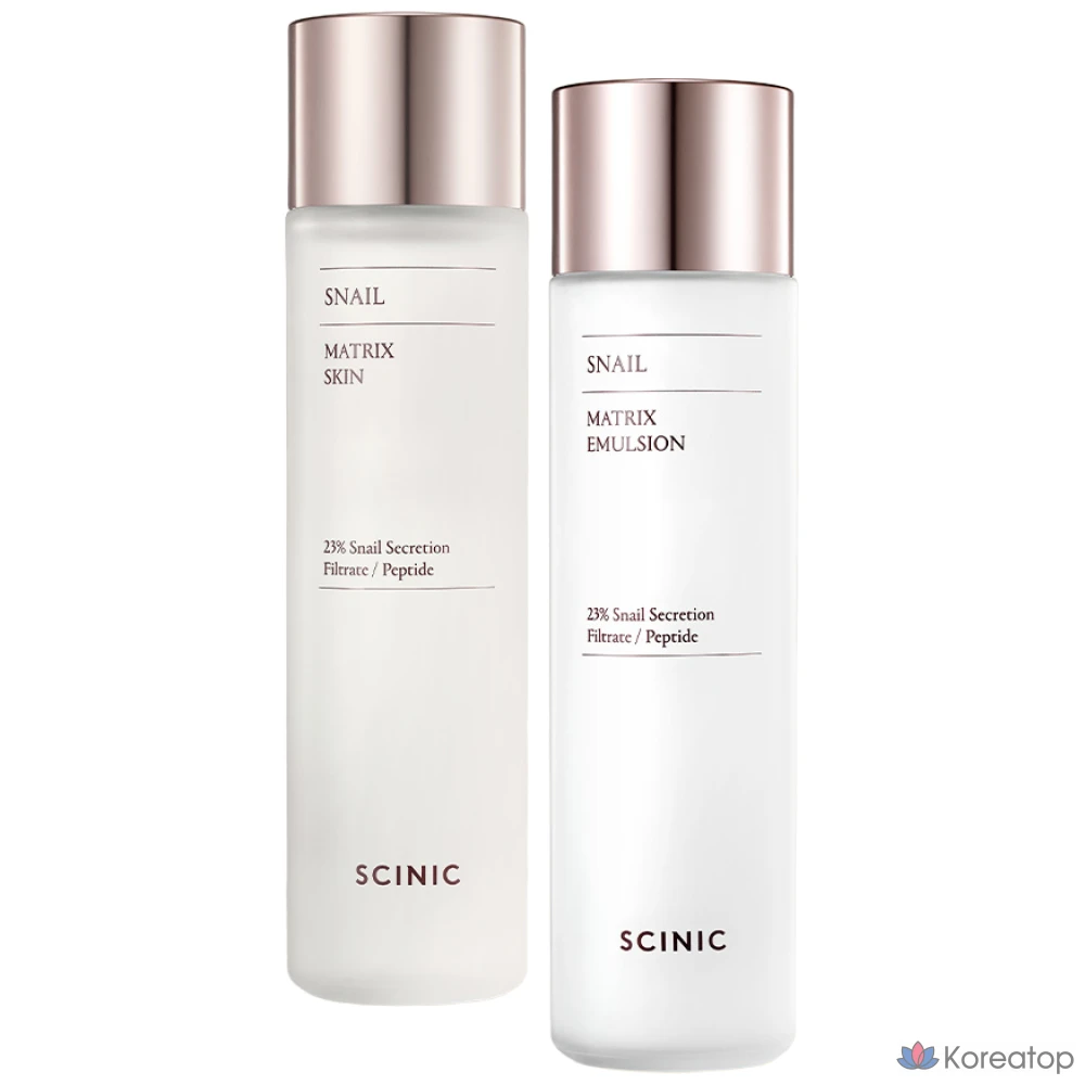 Scinic Snail Matrix Skin + Lotion, 1 набор