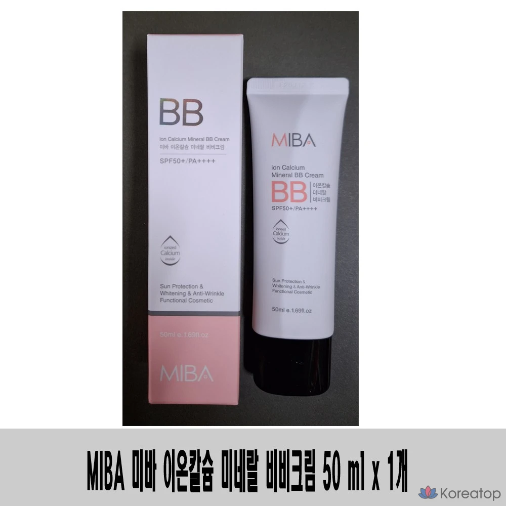 MIBA Miba Ion Calcium Mineral BB Cream, бежевый, 50 мл, 1 шт.