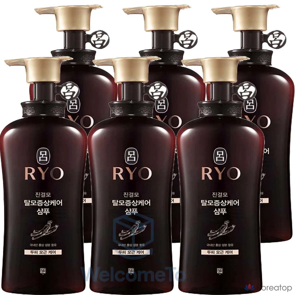 Шампунь Ryo Jin Gyeol Mo Hair Loss Care Shampoo, 490 мл, 6 шт.