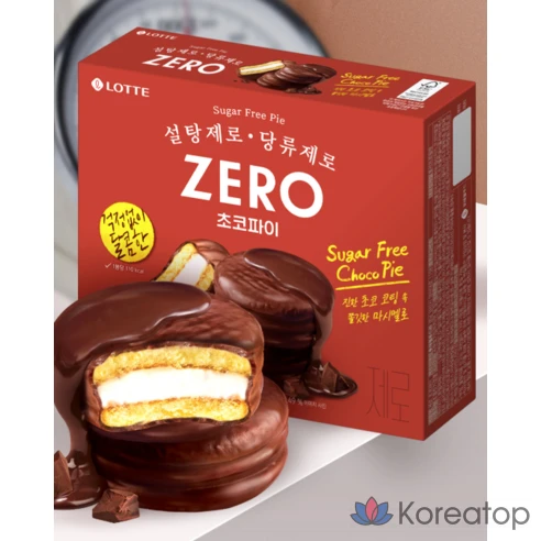 Шоколадные пирожные Lotte Zero Choco Pie, 336 г