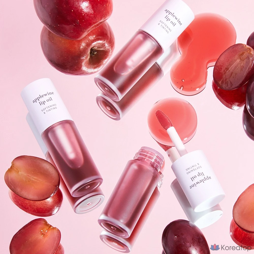 Бальзам для губ NOONI Apple Lip Oil, оттенок Apple Mint, 3.7 мл, 1 шт.