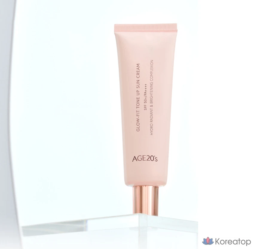 Солнцезащитный крем Age 20's Glow Fit Tone-Up SPF50+ PA++++, 50 мл, 1 шт.