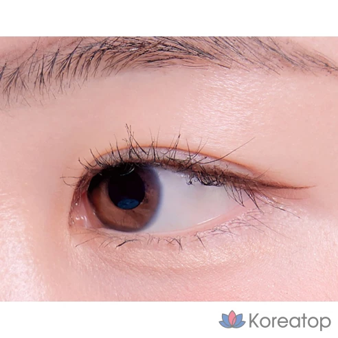 Подводка для глаз коричневая стойкая гелевая с кисточкой  Tony Moly, № 2, коричневая