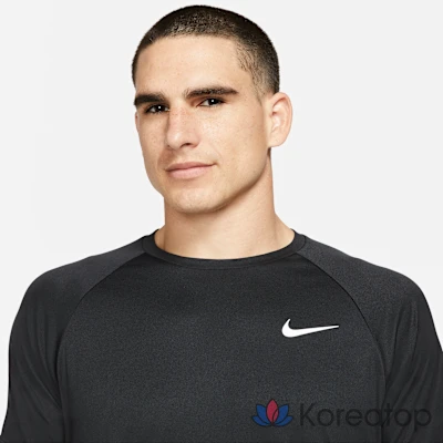 Топ для плавания мужской Nike Swim Hydroguard Essential Dri-FIT UV Short Sleeve Top