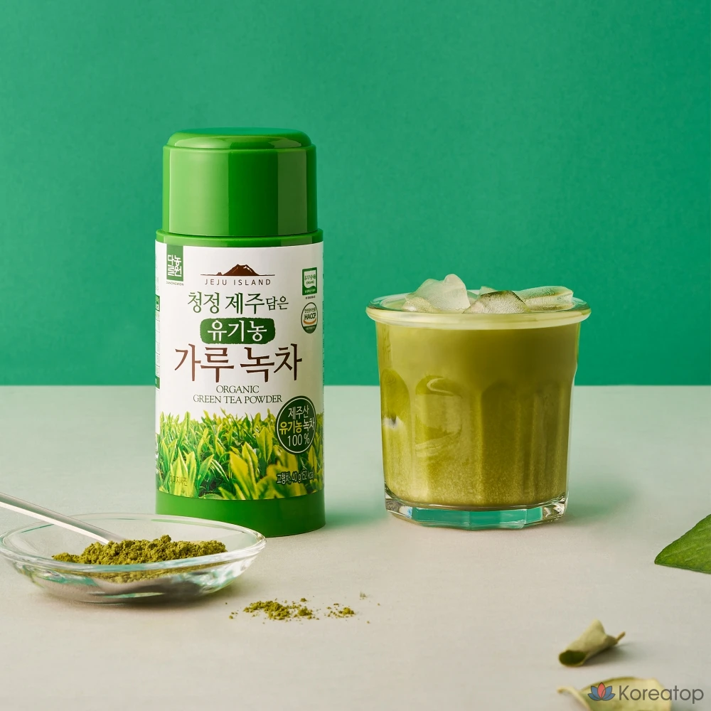 Порошок зеленого чая Danongwon Jeju Organic Powder Green Tea, 40 г, 1 шт.
