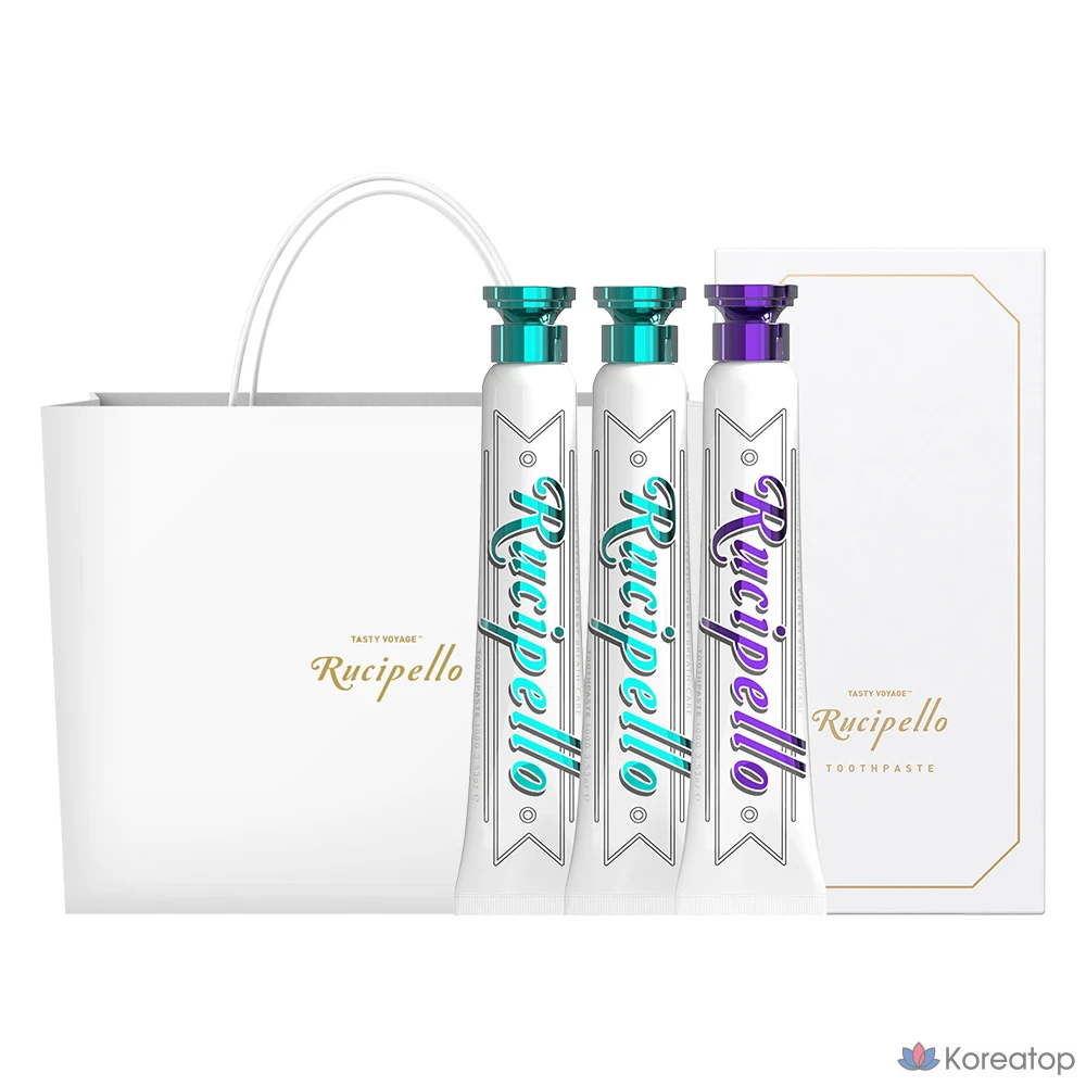 Набор для ухода Rucipello Зубная паста 3-piece Set, 1 шт.
