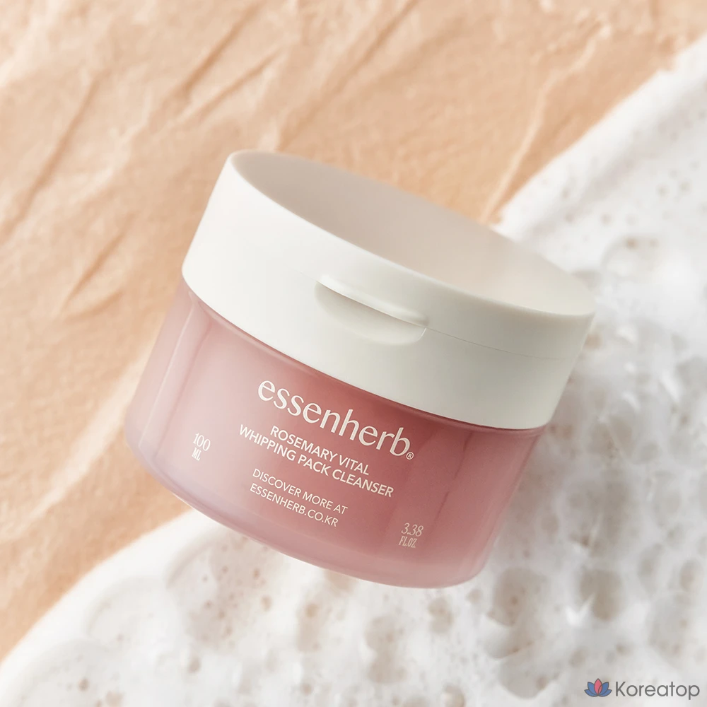 Очищающая маска для лица EssenHerb Rosemary Vital Whipping Pack Cleanser, 1 шт., 100 мл