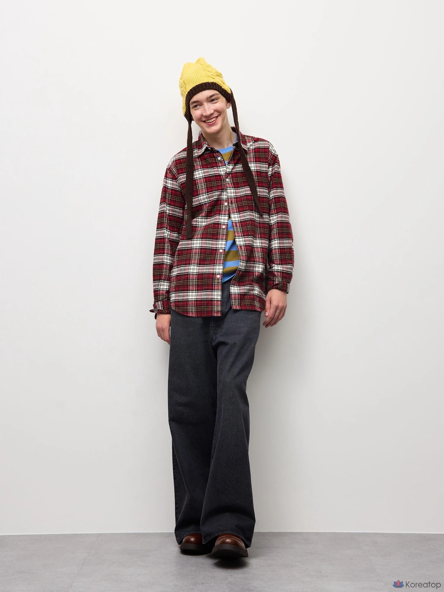Рубашка Uniqlo Flannel Check Shirt C