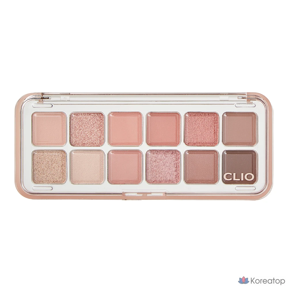 Палитра для глаз Clio Pro Air Frofeshanal Fruit, 09 Персик, прессованное яблоко, 1 шт