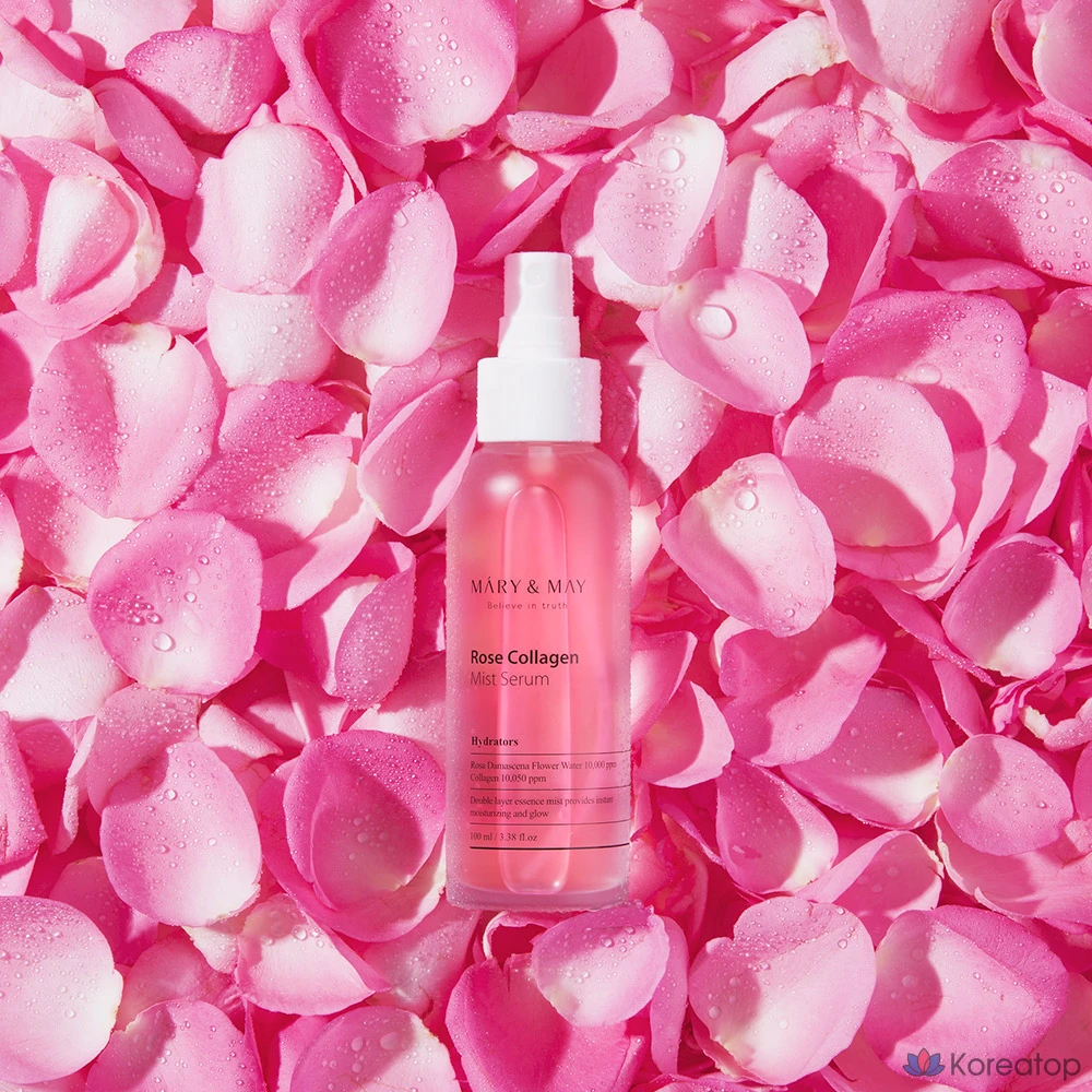 Сыворотка-спрей Marienmay Rose Collagen Mist Serum, 1 шт., 100 мл