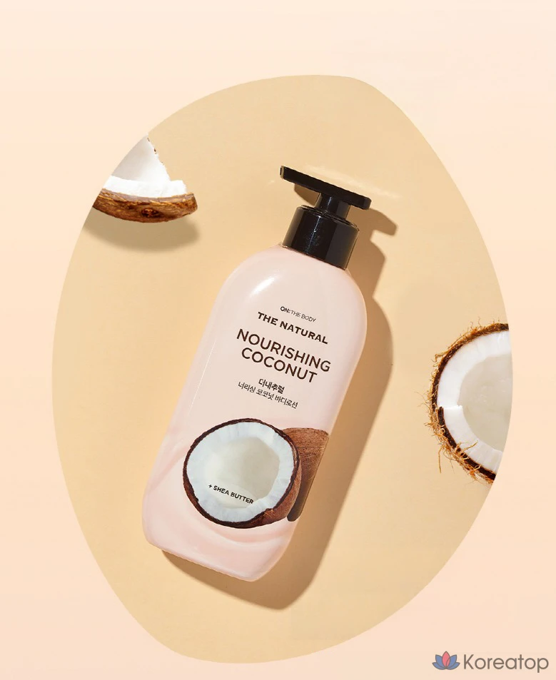 Натуральный питательный лосьон для тела с ароматом кокоса, 1 шт., 400 мл.