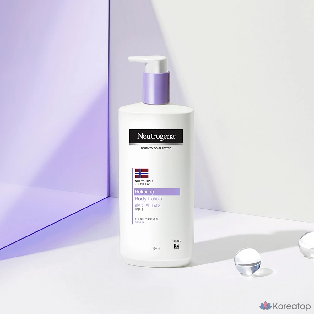 Увлажняющий крем для тела Neutrogena Relaxing Body Moisturizer с лавандой, 450 мл, 1 шт.