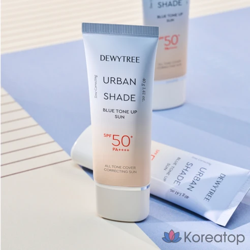 Солнцезащитный крем Dewytree Urban Shade Blue Tone-Up SPF50+ PA++++