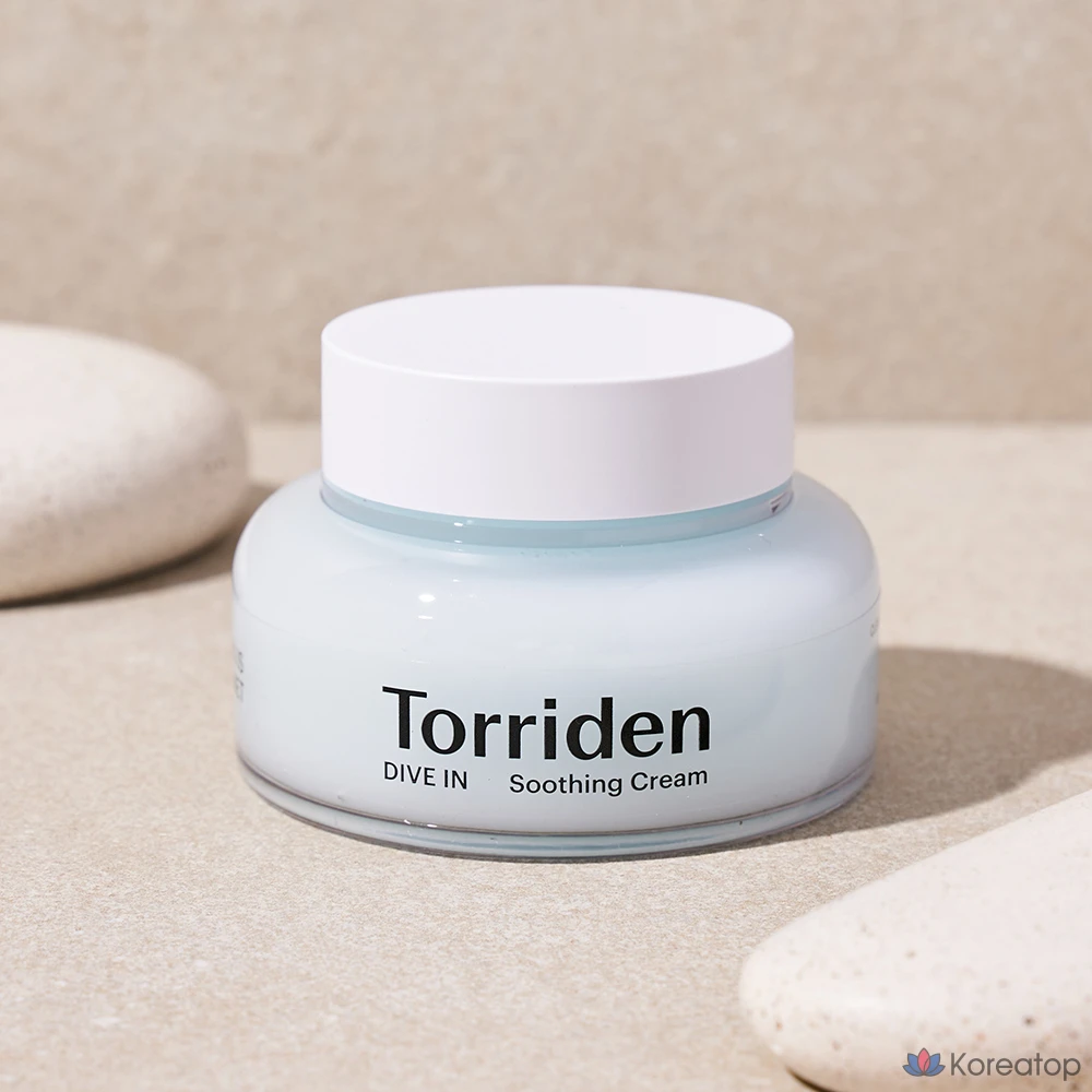 Набор для ухода Torriden Dive-In Low Molecular Hyaluronic Acid Soothing Cream (100 мл + 20 мл), 1 шт.