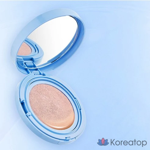 Тон-ап эссенция с кальцием и каламином Miba Ion Calcium Calamine Royal Sun Cushion SPF50+ PA++++