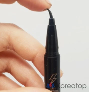 Подводка для глаз Holika Holika Tail Lasting Brush Eyeliner EX, оттенок 01 Real Black, 1 шт.