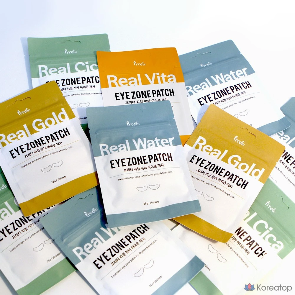 Патчи для век Prreti Real Eye Zone Patch Cica, 30 листов, 1 упаковка, 30 штук.