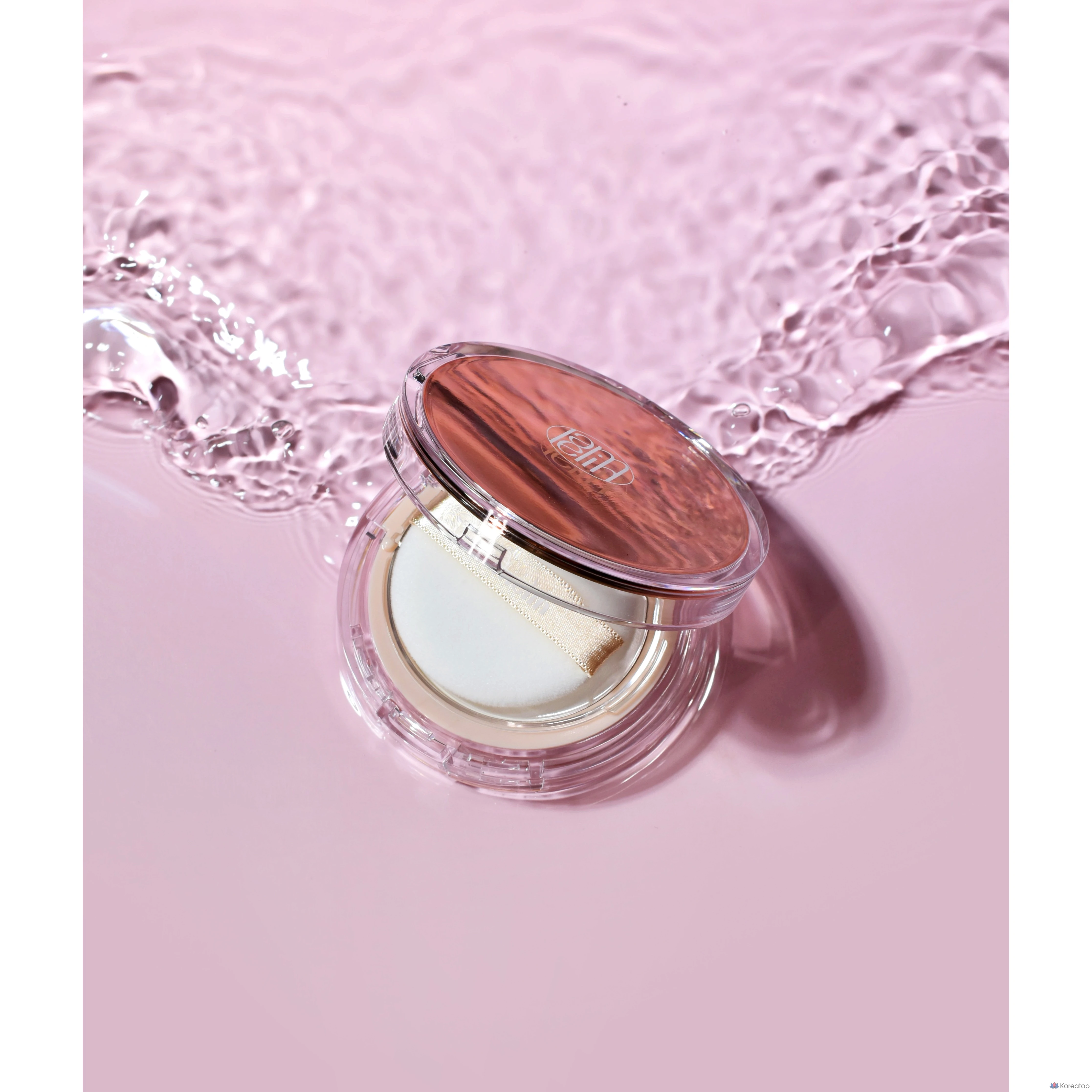 Lamelin Air Fit No-Sebum Pact, 12 г, белый, 1 шт.