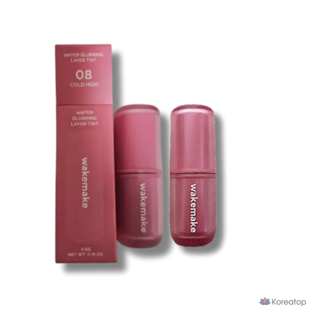 Тинт для губ WAKEMAKE Water Blurring Layer Tint, оттенок 12 Tulip Shower, 4.6 г, 1 шт.