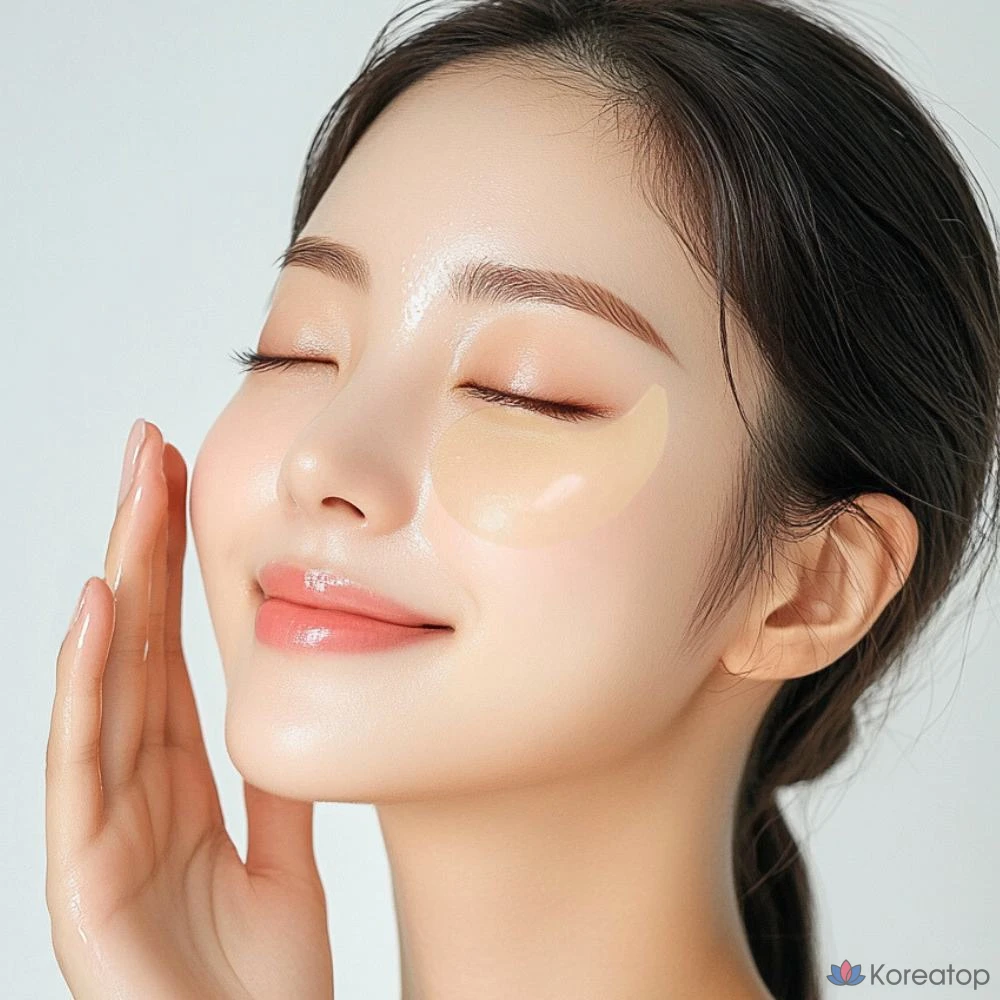 Патчи и крем 2-в-1 для области вокруг глаз: патчи от морщин под глазами, гидрогелевая лифтинг-маска, набор для ежедневного использования, 1 упаковка, 4 упаковки, 60 штук., фото 3