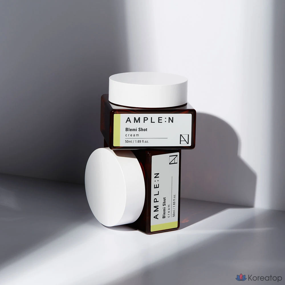 Крем для лица Coreana Ample:N &amp; Blemish Shot Whitening Blemish Cream, 1 шт., 50 мл