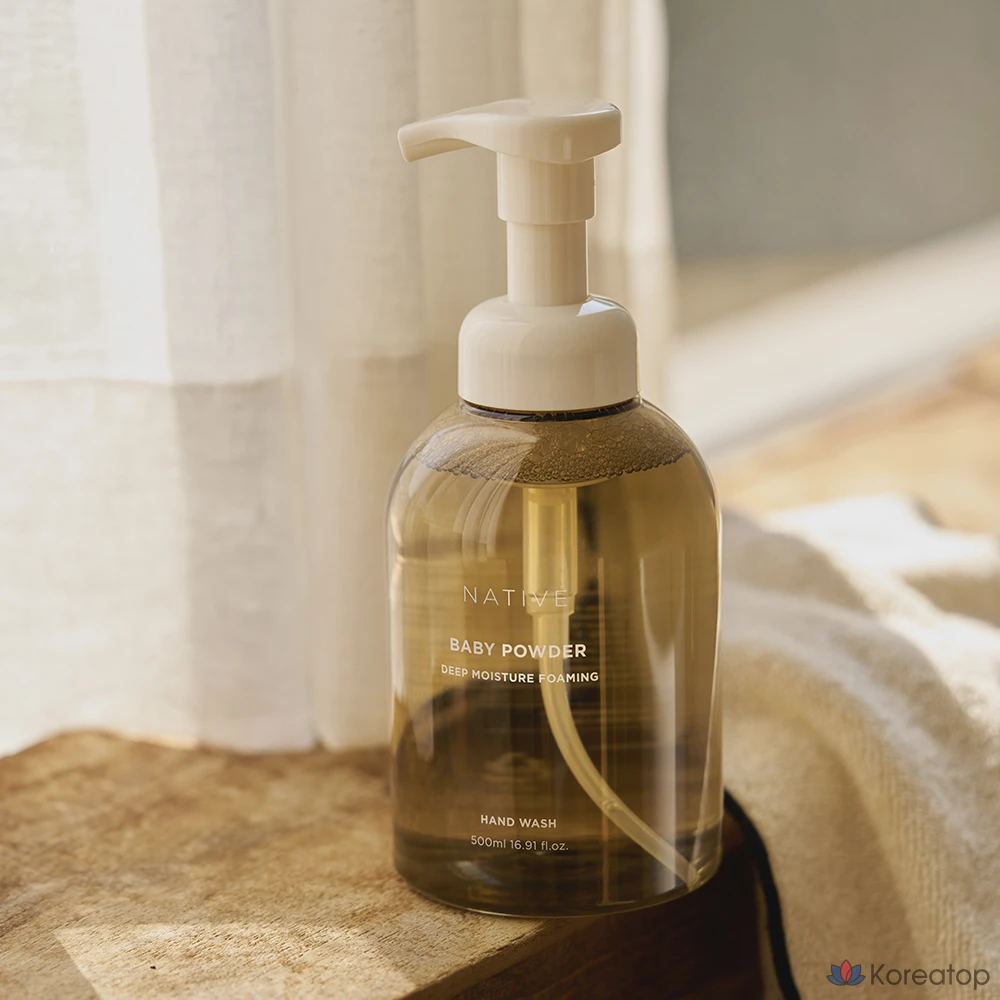 Пенящееся жидкое мыло для рук AVCA Native Deep Moisture с ароматом детской присыпки, 500 мл, 1 шт.