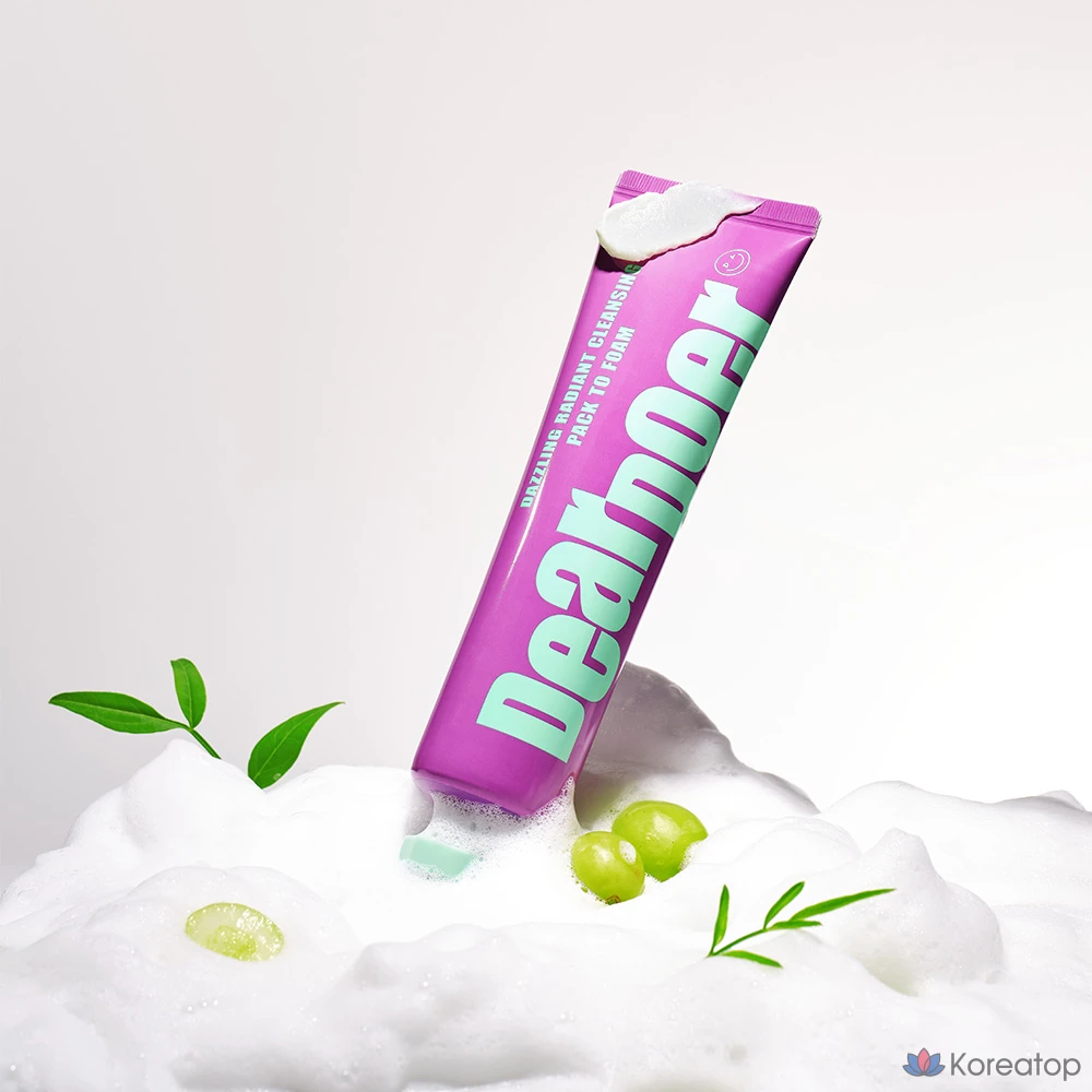 Очищающая пенка для лица Dear Doer Vegan Dazzling Radiant Packtofoam, 1 шт., 100 мл