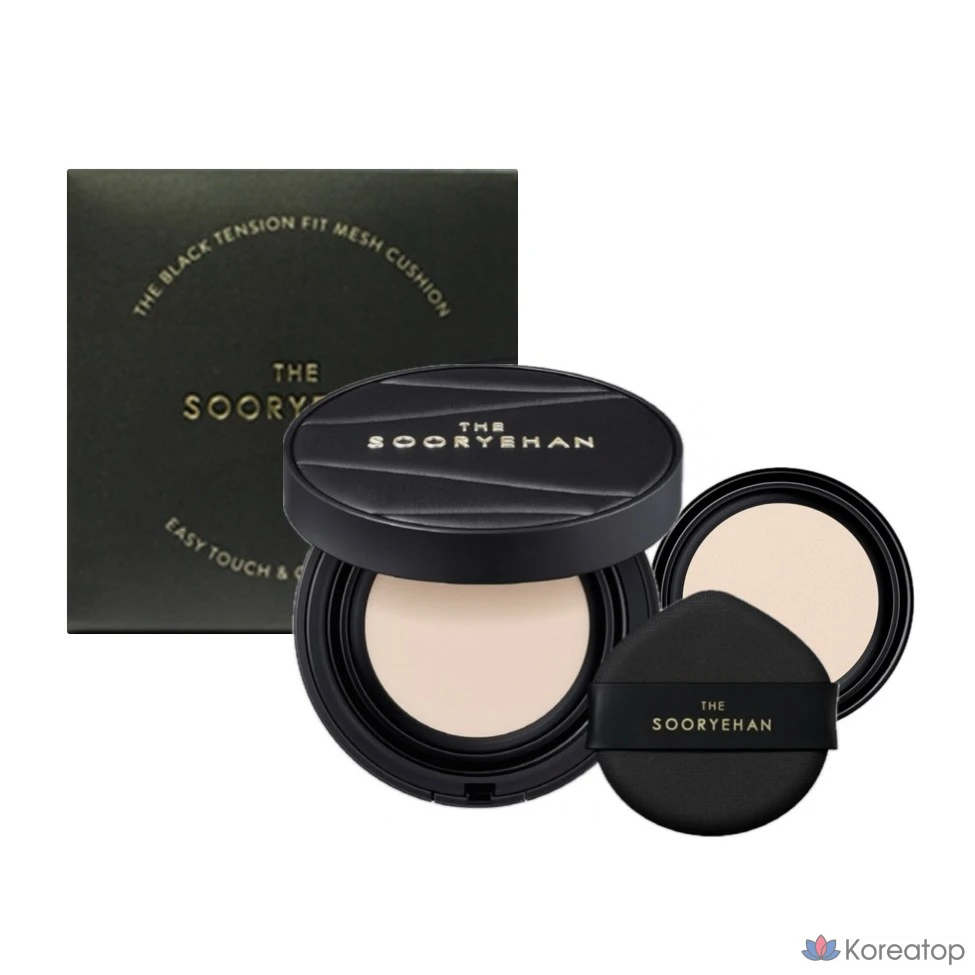 Кушон Sooryehan The Black Tension Fit Mesh Cushion Set (13 г + 13 г), оттенок 21, 1 шт.