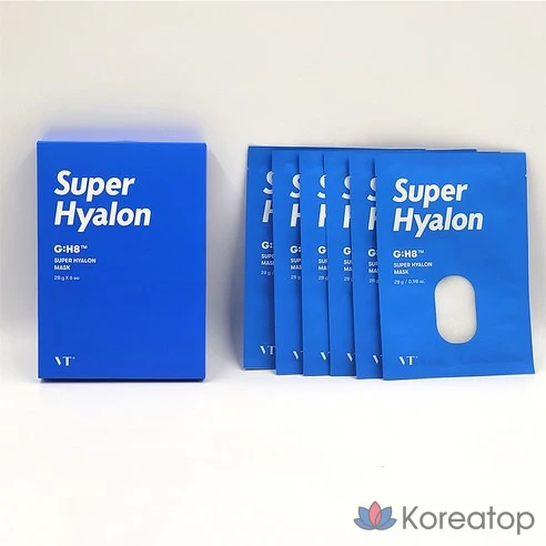 Маска VT Super Hyaluronic Acid Mask, 1 упаковка, 6 штук