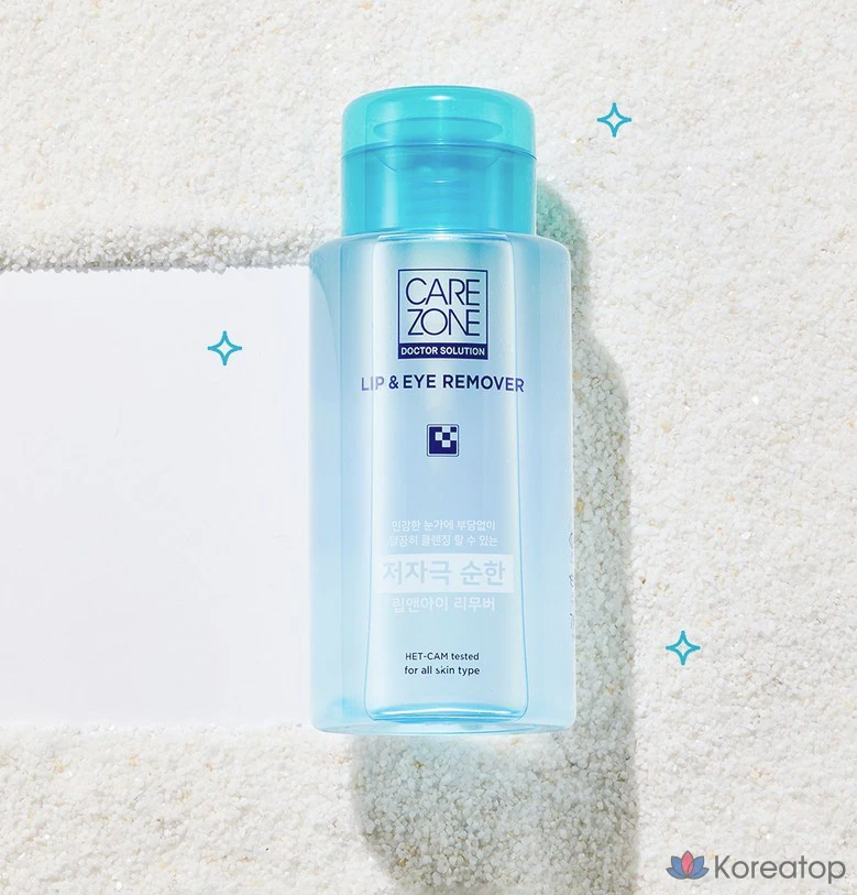 Средство для снятия макияжа с губ и глаз Carezone с низким уровнем раздражения, 300 мл, 1 шт., фото 2