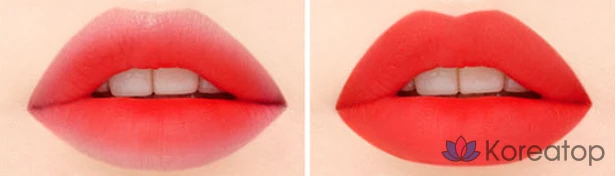 Матовая помада Hankook Cosmetics Kiss Holic, 1 шт., OR04 Grapefruit Blended, фото 2