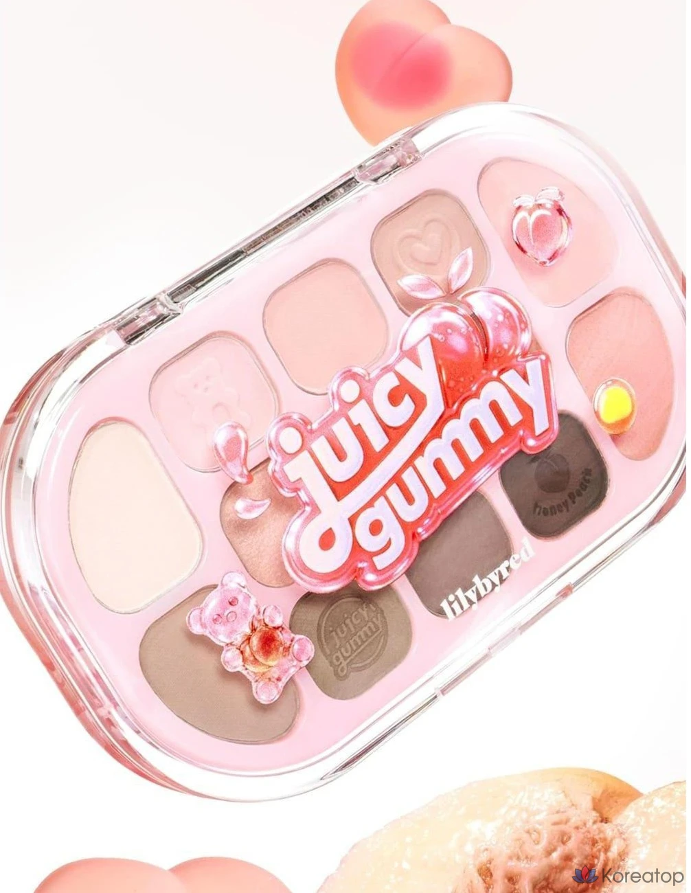Палитра для лица Lilybyred Dewy Fit Palette, оттенок 06 Honey Peach Ball, 1 шт., фото 2