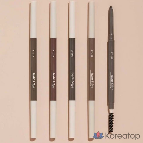 Карандаш для бровей Etude Bare Edge Slim Brow 05 Mild Taupe