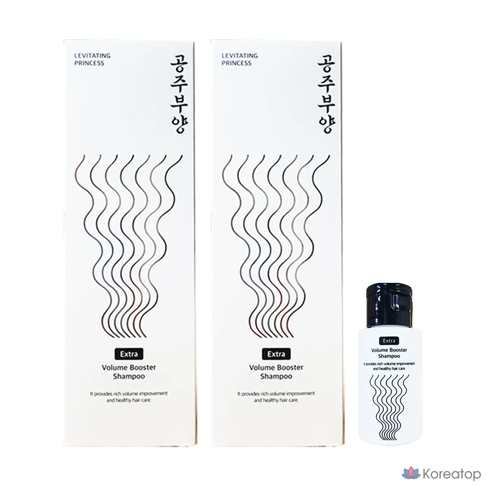 Шампунь Gahi Princess Volume Booster против выпадения волос 500 мл + 500 мл + 30 мл