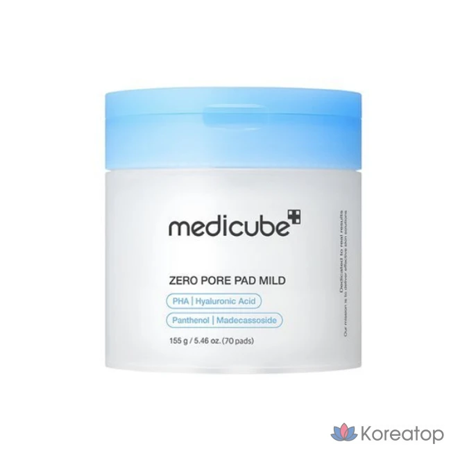 Подушечки для очищения пор Medicube Zero Pore Pad Mild, 70 шт., 70 листов, 1 шт.