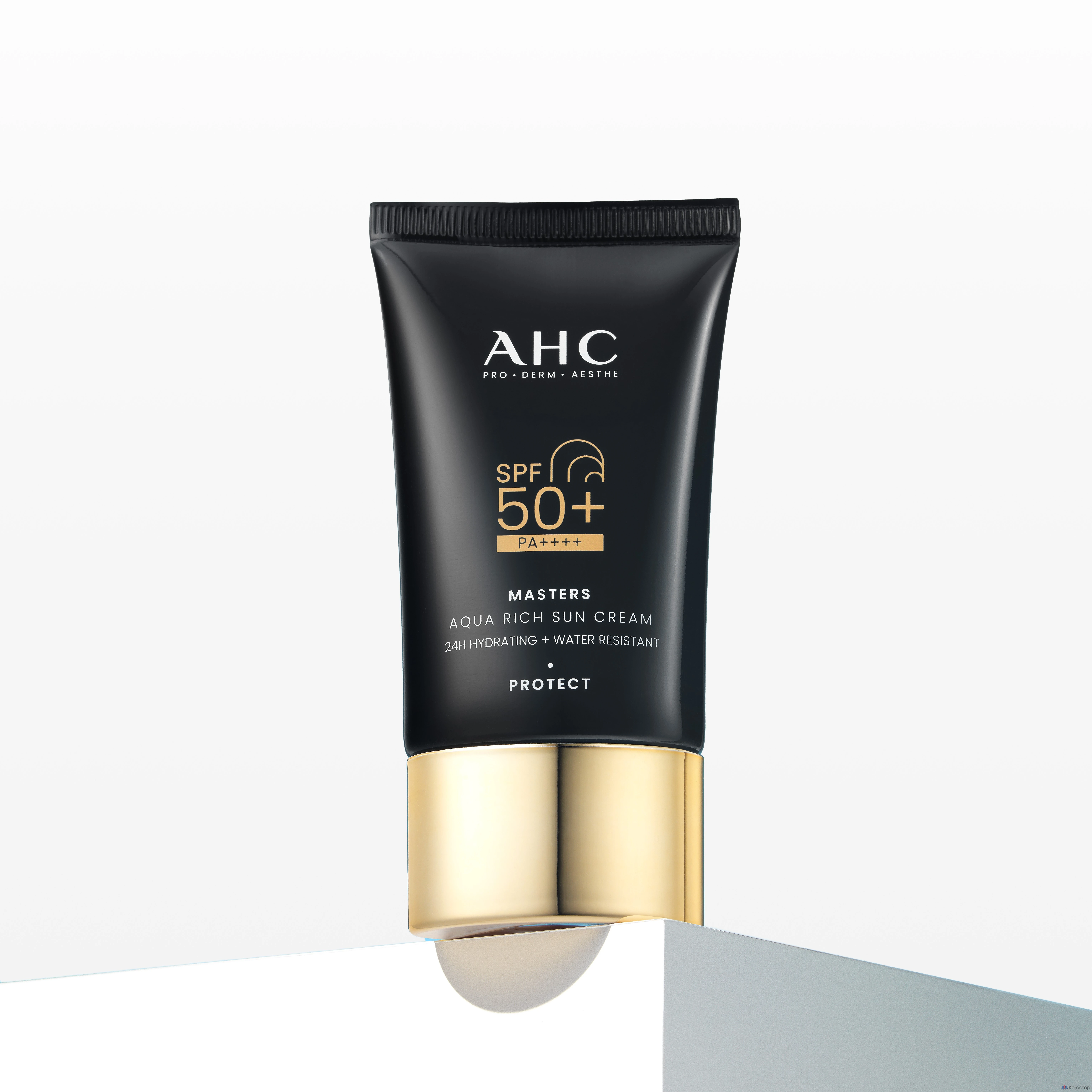 Солнцезащитный крем AHC Masters Aqua Rich Sun Cream SPF50+ PA++++, 50 мл, 1 шт., фото 2