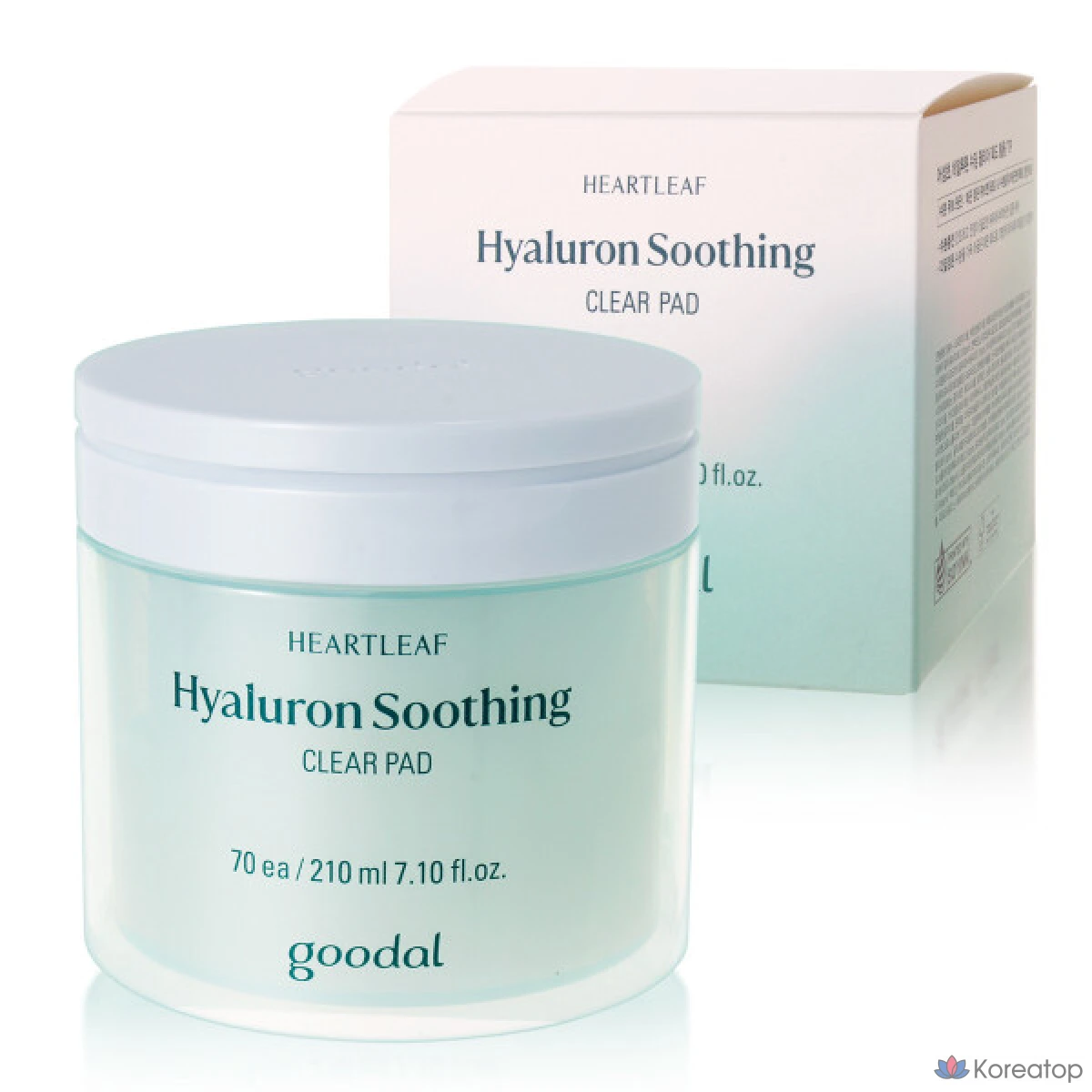 Охлаждающие прозрачные подушечки Goodal Eoseongcho с гиалуроновой кислотой, 1 шт., 1 лист