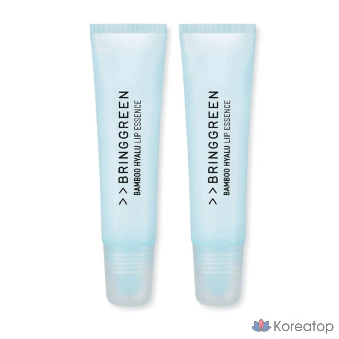 Эссенция для губ Bring Green Bamboo с гиалуроновой кислотой, 1 набор, 11 г + 11 г
