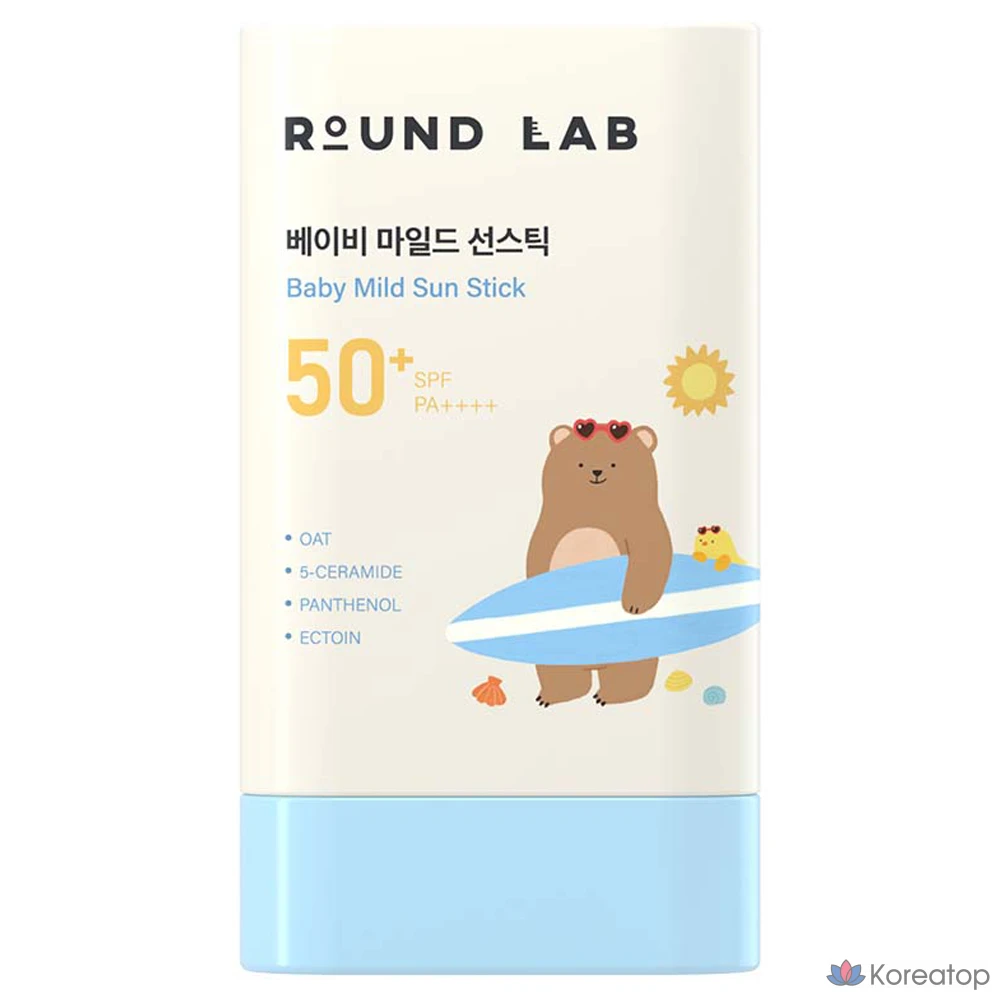Солнцезащитный стик Round Lab для младенцев SPF50+ PA++++, 21 г, 1 шт.