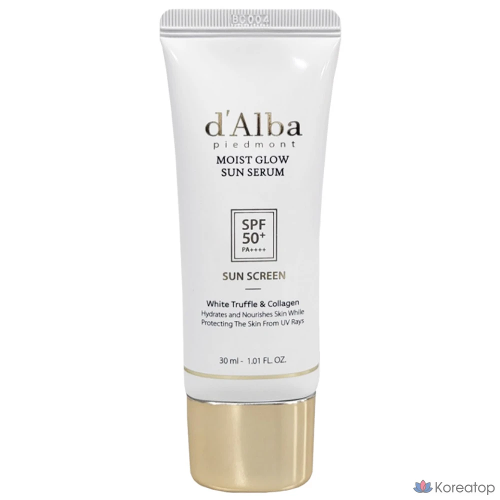 D'alba Moist Glow Sun Serum SPF50+ PA++++, 30 мл, 1 шт.