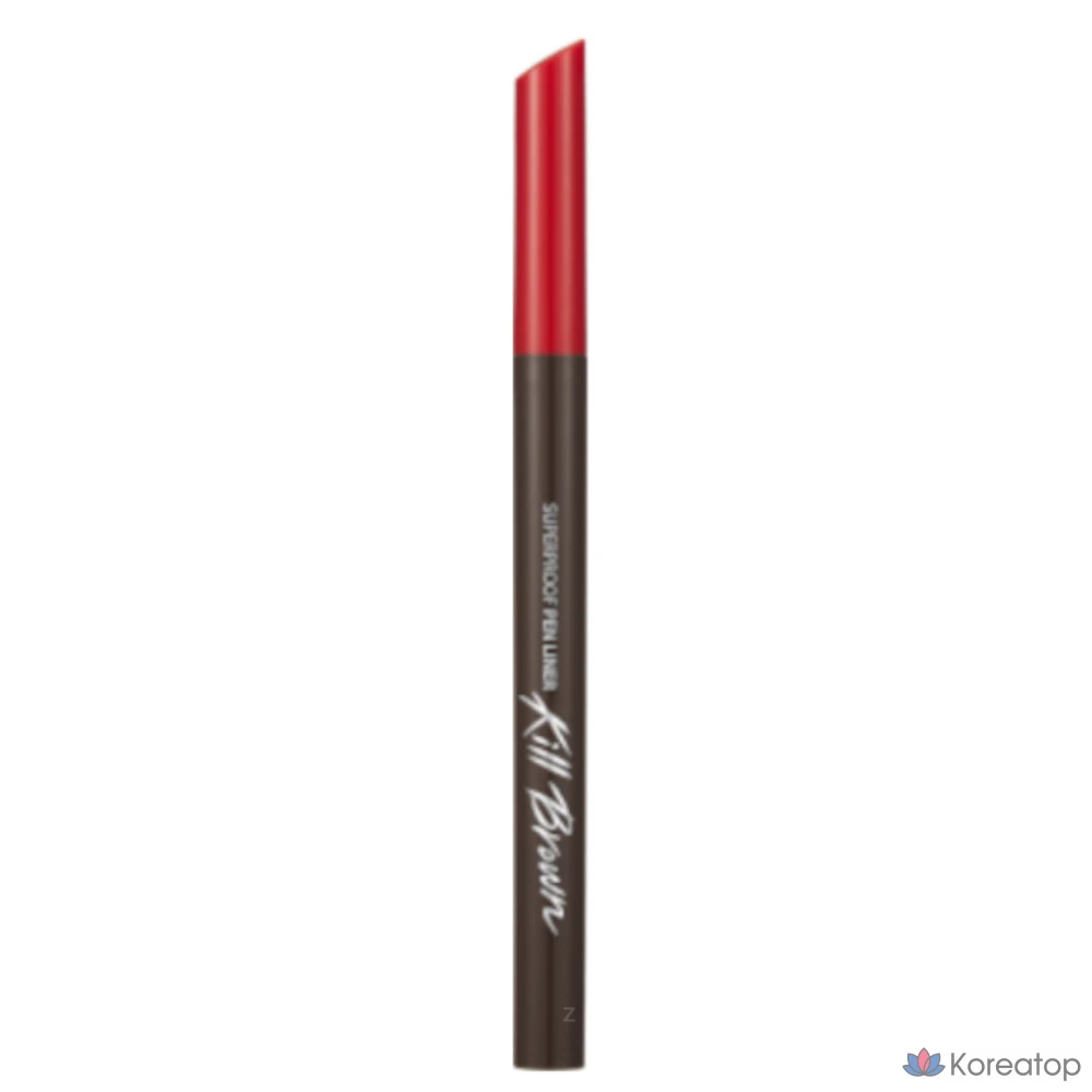 Водостойкая подводка для глаз Clio, 0,55 мл, коричневый, 02, 1 шт.