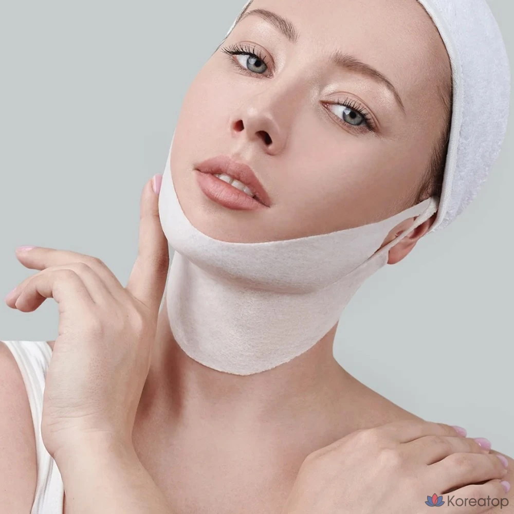 Bella Contour Dual Face Lifting Neck Wrinkle Double Chin Lifting Pack 15 Sheets, 1 Pack, 15 Pieces, фото 3