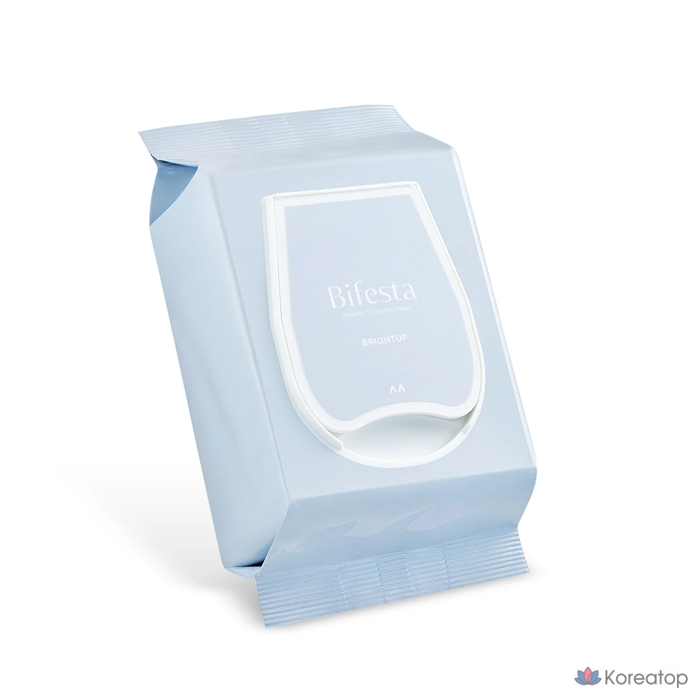 Мицеллярные очищающие салфетки Bifesta для осветления кожи, 46 листов, 1 упаковка.