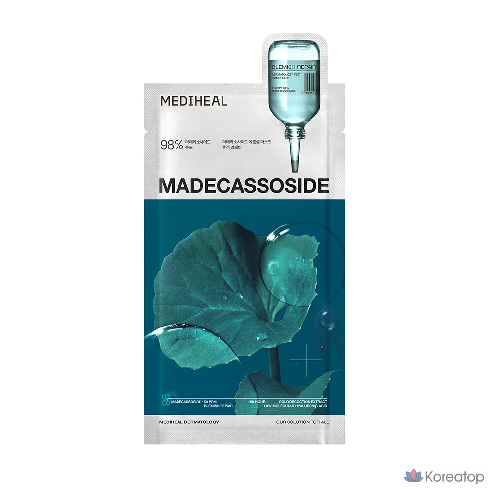 Тканевая маска для лица MEDIHEAL Madecassoside Essential Mask, 10 шт., фото 2