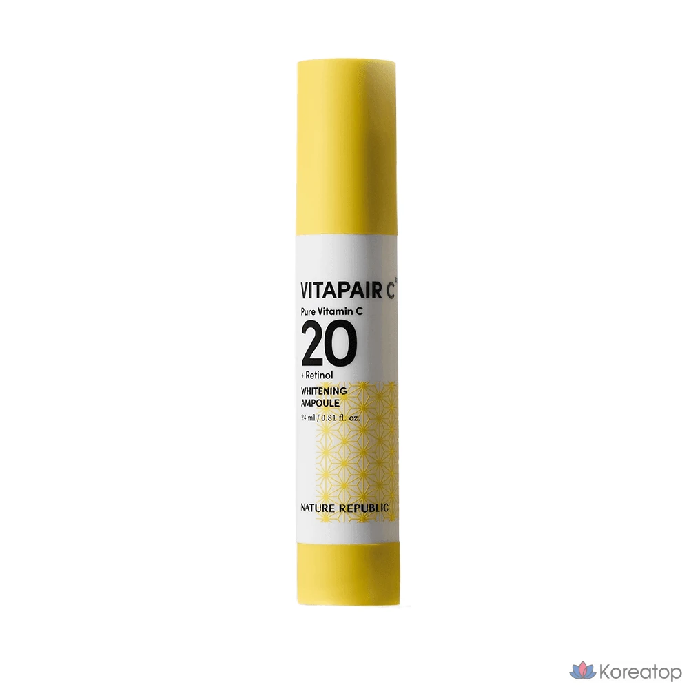 Отбеливающая ампула Nature Republic Vitapair C Pure Vitamin C, 20 ампул, 24 мл, 1 шт.