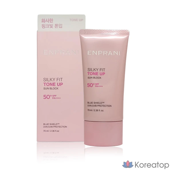 Солнцезащитный крем Enprani Silky Fit, 70 мл, 1 шт.