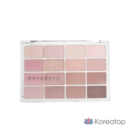Палетка теней для век WAKEMAKE Soft Blurring, 16 цветов, 14 г, № 2, яркая палитра