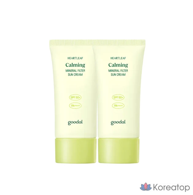Увлажняющий солнцезащитный крем Goodal Clear Eoseongcho Calming Moisturizing Sunscreen, 50 мл, 1 шт., 100 мл.