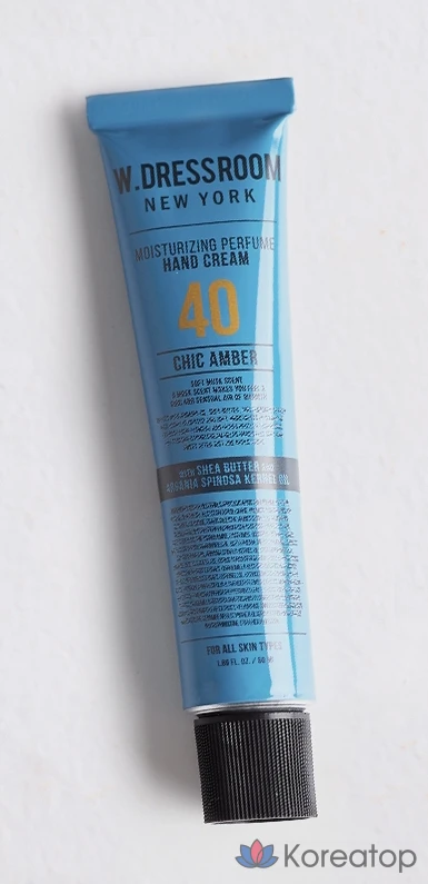 Парфюмированный крем для рук W.Dressroom Perfume Hand Cream 40 Chic Amber, 50 мл, 1 шт.