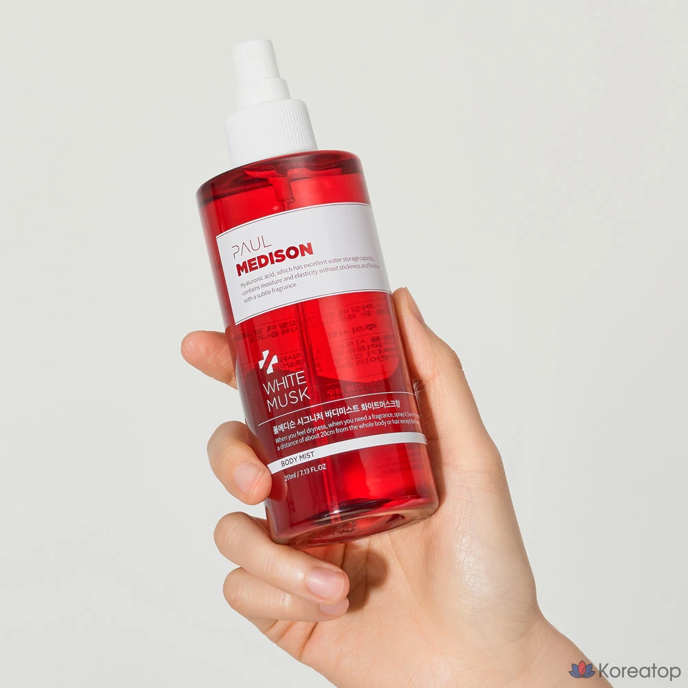 Спрей для тела PAUL MEDISON Signature Body Mist White Musk, 211 мл, 1 шт.